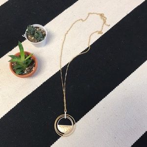 FREE IN BUNDLE! Hammered Bronze Pendant Necklace